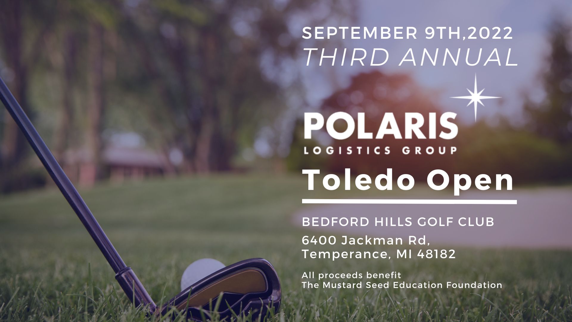 Polaris Open Golf Outing flyer