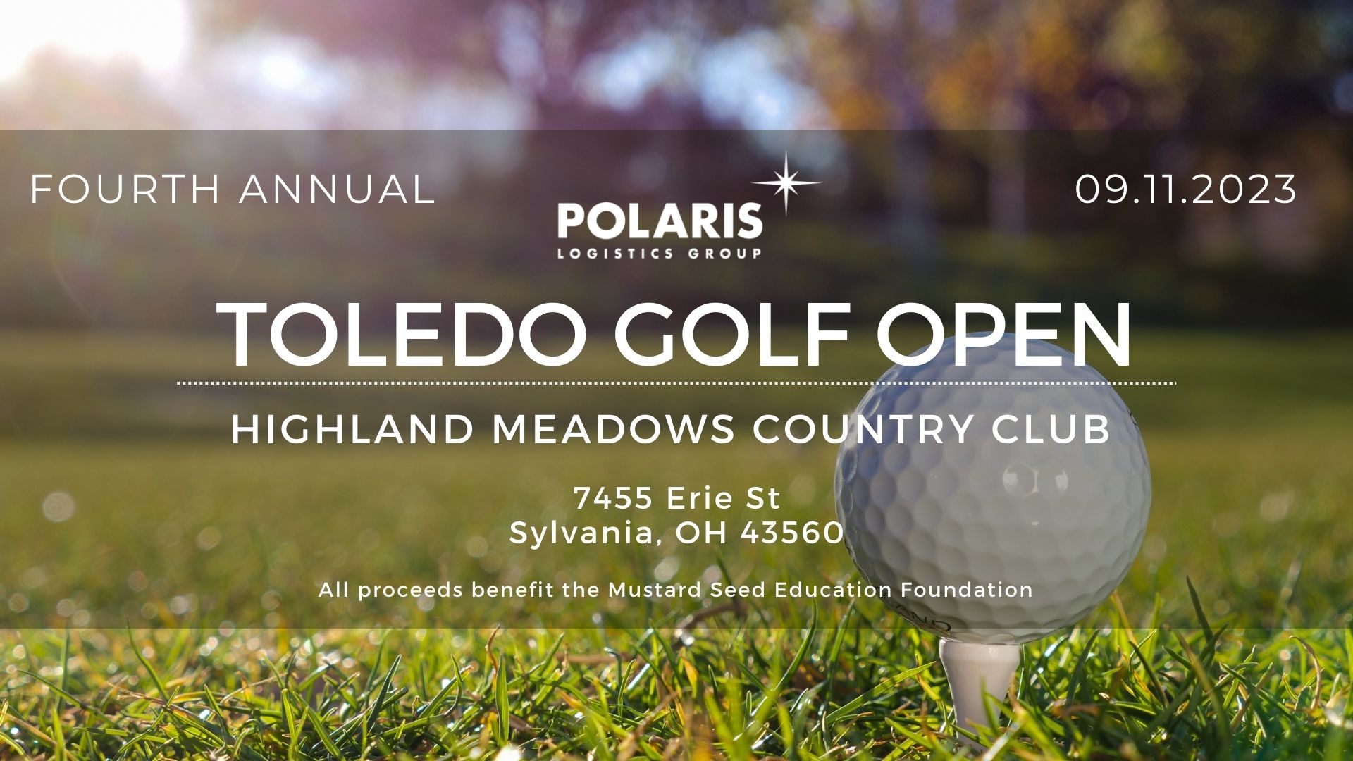 Polaris Open Golf Outing flyer